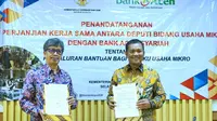 Deputi Bidang Usaha Mikro dan Bank Aceh Syariah Tandatangani PKS  tentang Penyaluran BPUM di Aceh