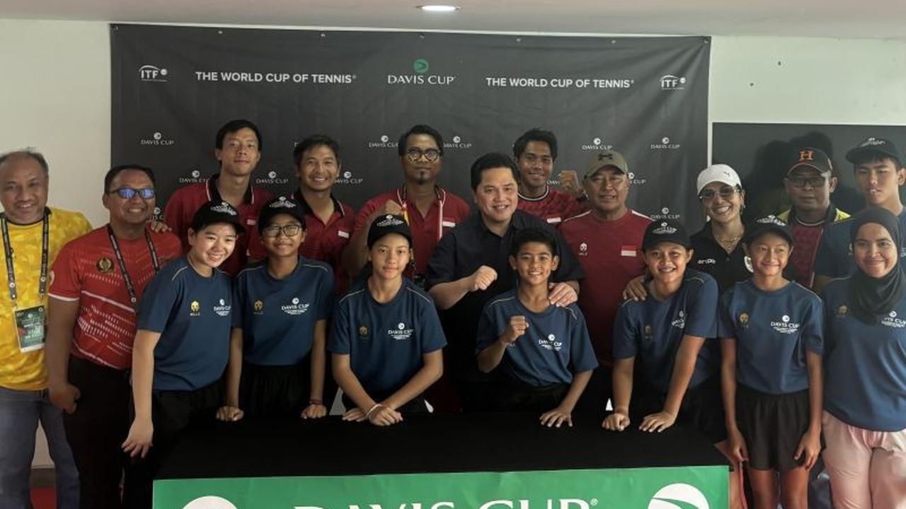 Menpora Erick Thohir Pastikan Dukungan Penuh untuk Tenis Nasional Menuju Olimpiade