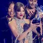 Taylor Swift di MTV VMA 2022. (Foto: Charles Sykes/Invision/AP))
