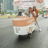 Beli Varian Minuman Boba Bisa Lewat Sepeda Listrik