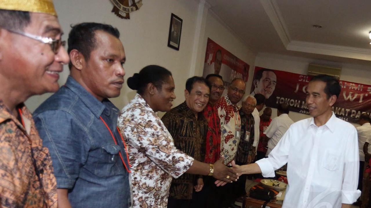 Masyarakat Papua Temui Presiden Terpilih Jokowi