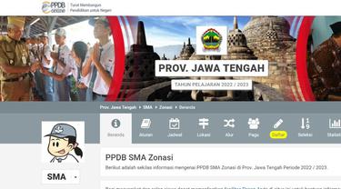 Pendaftaran Pelaksanaan Penerimaan Peserta Didik Baru Jawa Tengah atau PPDB Jateng 2022 Dibuka.