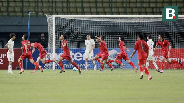 Foto: Luapan Kebahagiaan Timnas Laos dan Malaysia Usai Dipastikan Tampil di Final Piala AFF U-19 2022