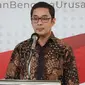 Di Graha BNPB, Jakarta (2/4/2020), Ketua Relawan Covid-19 Andre Rahadian menyampaikan, data yang masuk per tanggal 1 April 2020 pukul 17.00 WIB ada 15.250 relawan. (Dok Badan Nasional Penanggulangan Bencana/BNPB)