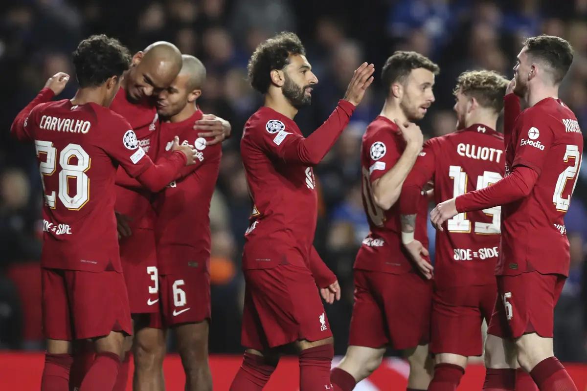 Salah Hattrick, Liverpool Pesta Gol di Kandang Rangers