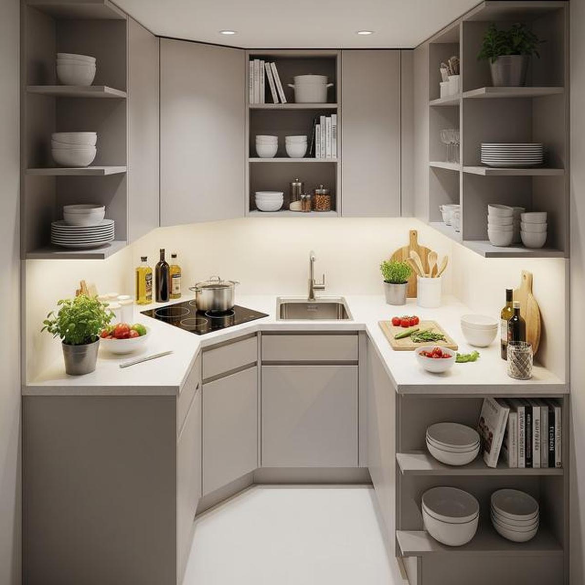 7 Desain Dapur Mini 22 Meter, Cantik dan Fungsional untuk Rumah Kecil