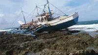 11 Nelayan Filipina Terdampar di Talaud, Sulawesi Utara. (Liputan6.com/Yoseph Ikanubun)