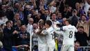 Kemenangan tersebut membuat Real Madrid lolos ke babak 16 besar Liga Champions. Skuad asuhan Alvaro Arbeloa menang dengan agregat 3-1. (AP Photo/Manu Fernandez)
