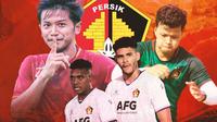 Persik Kediri - Kelly Sroyer, Bayu Otto, Riyatno Abiyoso, dan Jefinho (Bola.com/Adreanus Titus)