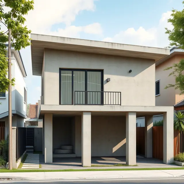 Rumah Sederhana Berbentuk Panggung