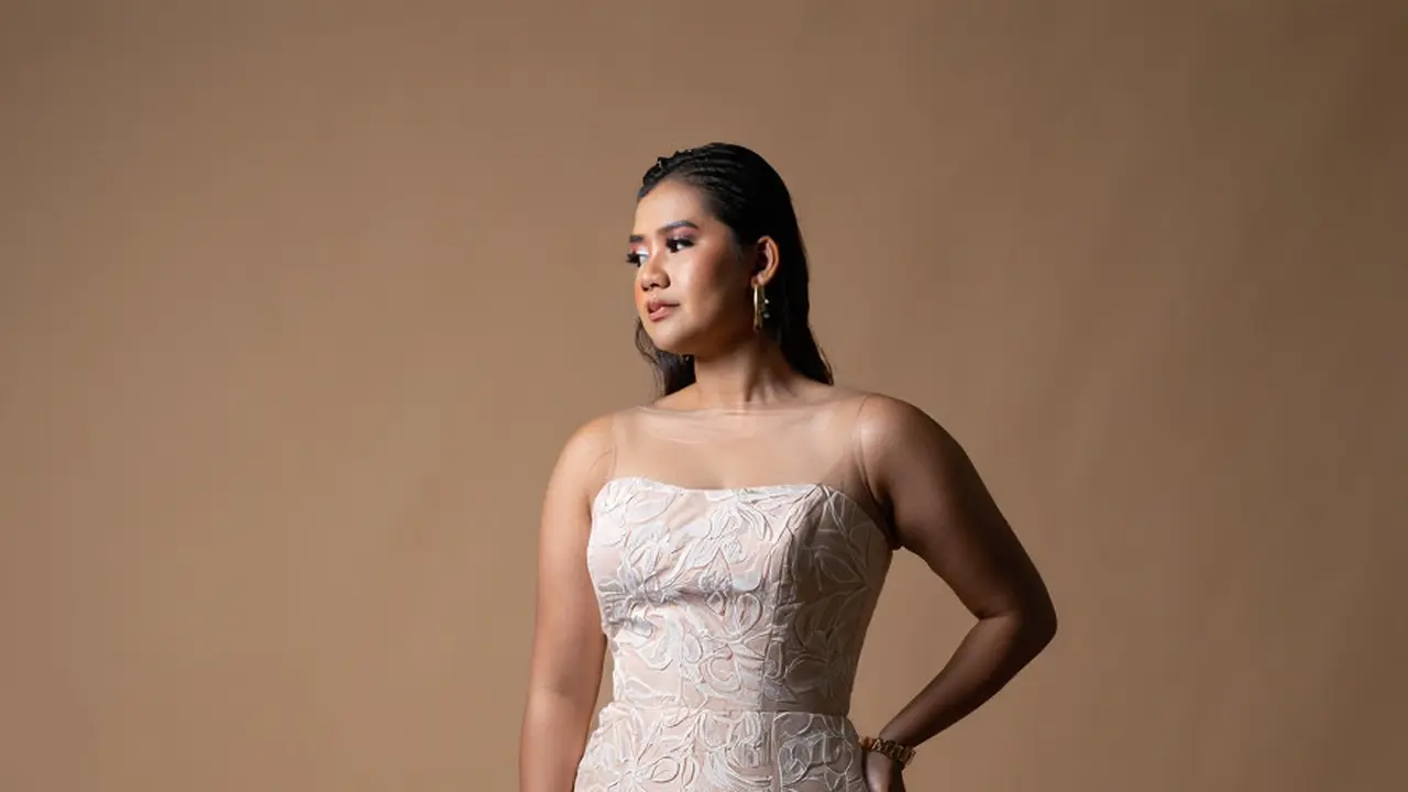 Baju Pesta Mermaid Cut Plus Size