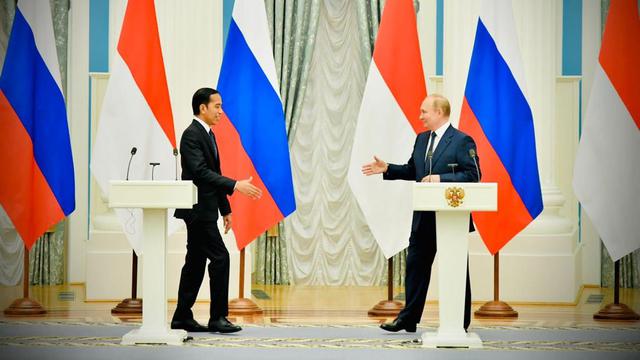 Presiden Jokowi Bertemu Vladimir Putin