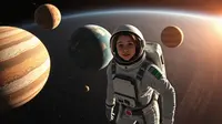 perbedaan planet dalam dan planet luar ©Ilustrasi dibuat AI