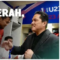 Berita Video, Erick Thohir berikan semangat kepada para pemain Timnas Indonesia U-23 setelah telan kekalahan di semifinal Piala Asia U-23 pada Senin (29/4/2024)