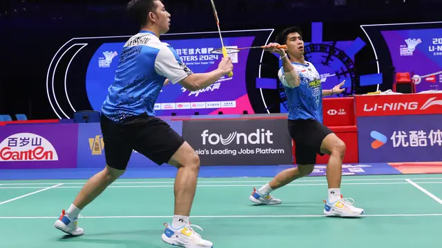 Sabar Karyaman Gutama/Moh Reza Pahlevi Isfahani - China Masters 2024 - Bulu Tangkis