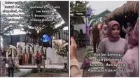 Habiskan jutaan untuk dekorasi pernikahan, hasilnya jauh dari ekspektasi. (Sumber: TikTok/@delaasfarina)