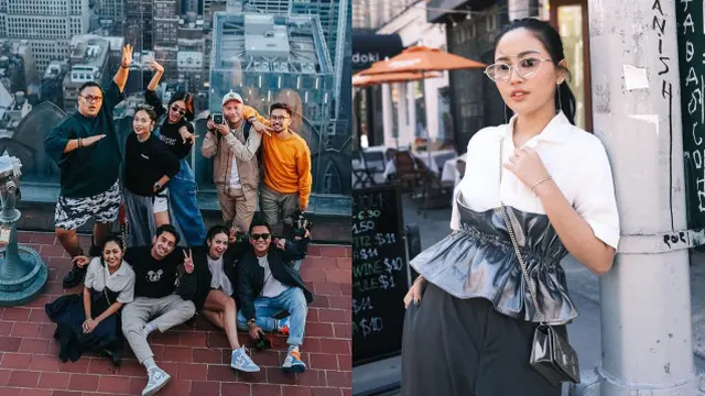 Gaya Outfit Rachel Vennya di New York