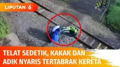 Waduh, motor mogok di perlintasan kereta api tanpa palang pintu, rekaman seorang kakak dan dua adiknya ini bikin merinding ngeri. Telat sedetik saja, mereka nyaris tersambar kereta seperti motor yang ditumpanginya ini.