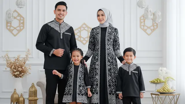 7 Outfit Couple Keluarga Lebaran 2026 Set Seragam, Tampilan Kompak dan Serasi untuk Foto Bersama