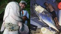 6 Potret Pemancing Dapat Ikan Lebih Besar dari Tubuhnya Ini Bikin Melongo (sumber: Instagram/mancingpost)