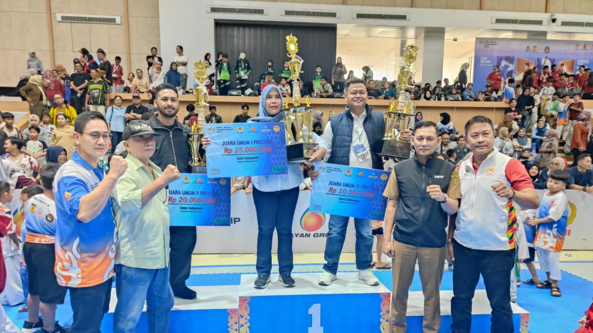 Bintang Muda Juara Umum Turnamen Taekwondo KONI 2025