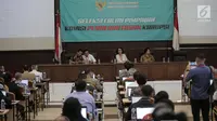 Panitia Seleksi Calon Pimpinan KPK melakukan tes uji kompetensi calon pimpinan (capim) KPK di Pusdiklat Kementerian Sekretaris Negara, Cilandak, Jakarta, Kamis (18/7/2019). Sebanyak 192 kandidat capim KPK mengikuti uji kompetensi tersebut. (Liputan6.com/Faizal Fanani)