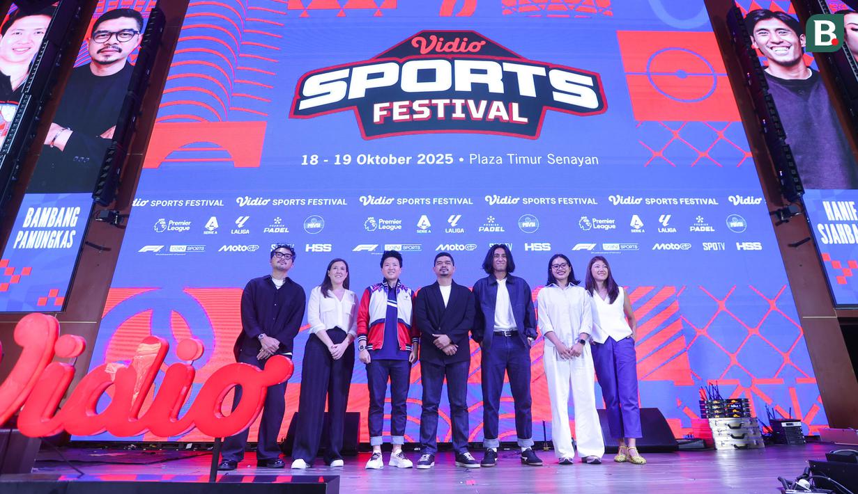 Festival olahraga paling lengkap di Indonesia bertajuk Vidio Sports Festival akan digelar di Plaza Timur Gelora Bung Karno, Jakarta, pada 18-19 Oktober 2025. (Bola.com/M Iqbal Ichsan)