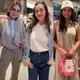 Luna Maya, Aaliyah Massaid, dan Amanda Rawles hadir di opening store Onitsuka Tiger Plaza Indonesia. [Anisha/Fimela]