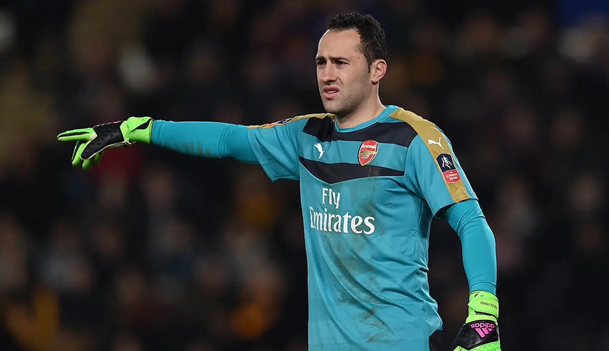4. David Ospina, sama seperti Szczesny, kiper asal Kolombia ini sepertinya ingin segera angkat kaki dari London karena hanya jadi pelapis kiper utama, Petr Cech. (AFP/Paul Ellis)