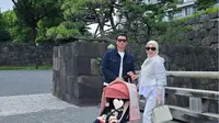 Model Baju Bayi Baby R Anak Syahrini saat Rayakan Idul Adha 2025 di Tokyo, Tampil Manis dan Berkelas