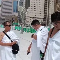 Ilustrasi jemaah haji mengenakan ihram. (dok. Liputan6.com/Dinny Mutiah)