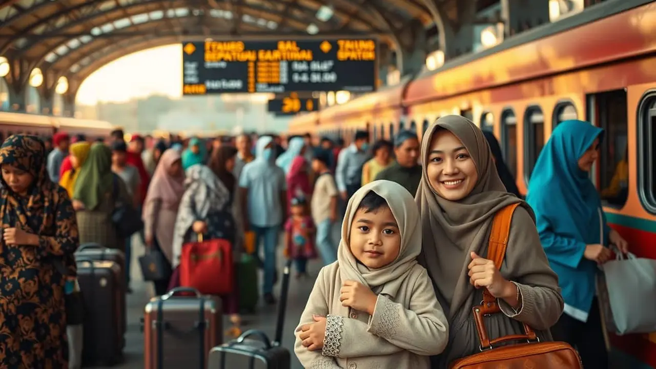 tradisi pulang kampung menjelang lebaran