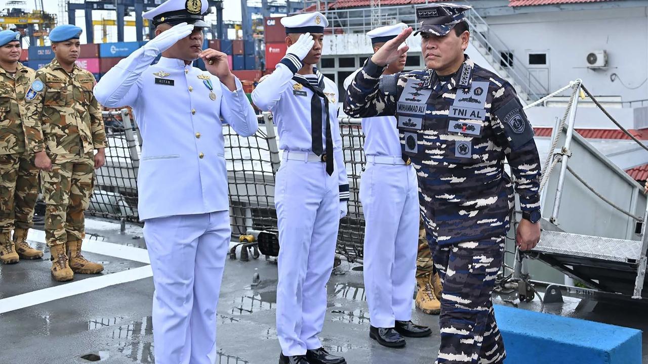 FOTO: 120 Prajurit TNI AL Kembali ke Tanah Air Usai Misi Perdamaian PBB di Lebanon