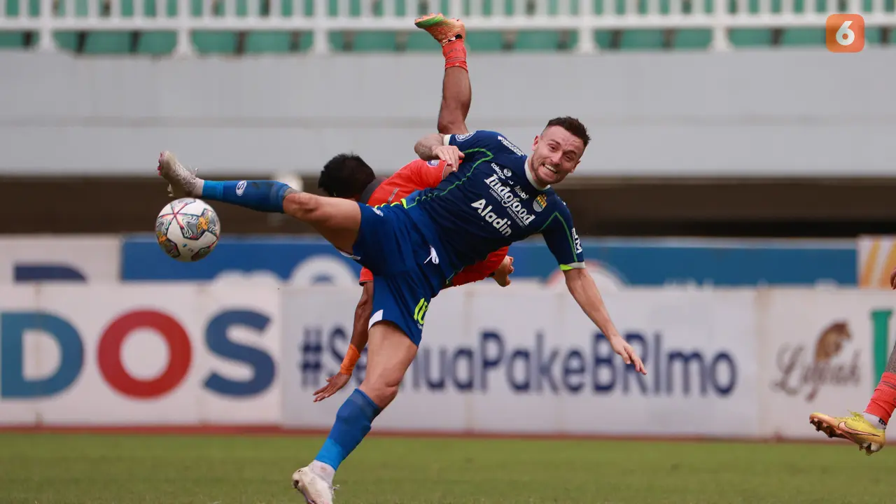 Foto: David da Silva Cetak Gol Tunggal ke Gawang Borneo FC, Persib Belum Terkalahkan Bersama Luis Milla di BRI Liga 1