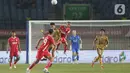 Banten Warriors memperbesar keunggulan tidak lama berselang. Alex Martins meneruskan terobosan Alexis Messidoro di menit ke-67. (Liputan6.com/Helmi Fithriansyah)