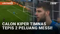 Maarten Paes kembali mencuri perhatian publik Indonesia. Calon kiper naturalisasi Timnas Indonesia itu mampu menggagalkan peluang Lionel Messi dalam laga uji coba di Stadion Toyota, Texas, AS (22/1/2024). Setidaknya dua peluang gol Messi mampu digaga...