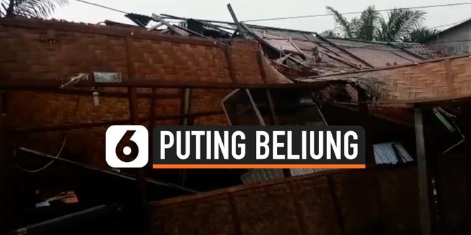 VIDEO: Detik-detik Puting Beliung Menerjang 2 Kecamatan