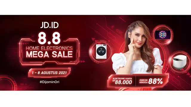 Wishlist Barang Elektronik Favorit Mama Muda, Checkout di JD.ID 8.8 Home Electronic Mega Sale Aja