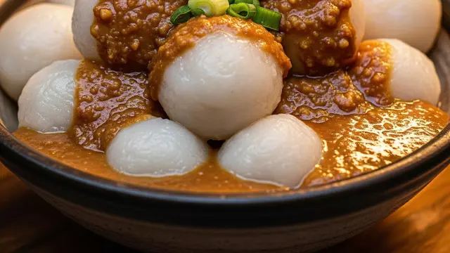 Cara Membuat Cilok Tanpa Tepung Tapioka (Image by Gemini AI)