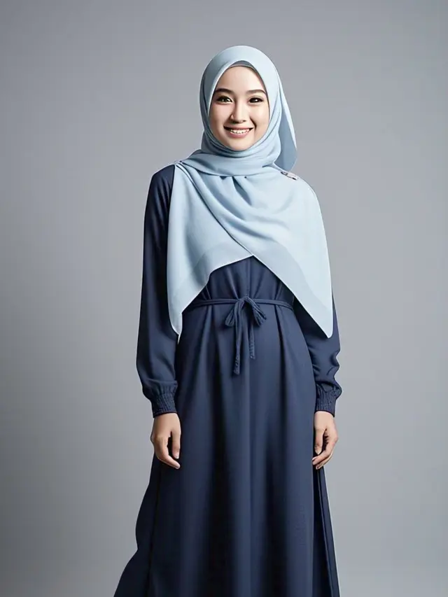 Model Gamis untuk Wanita Tinggi 150-an