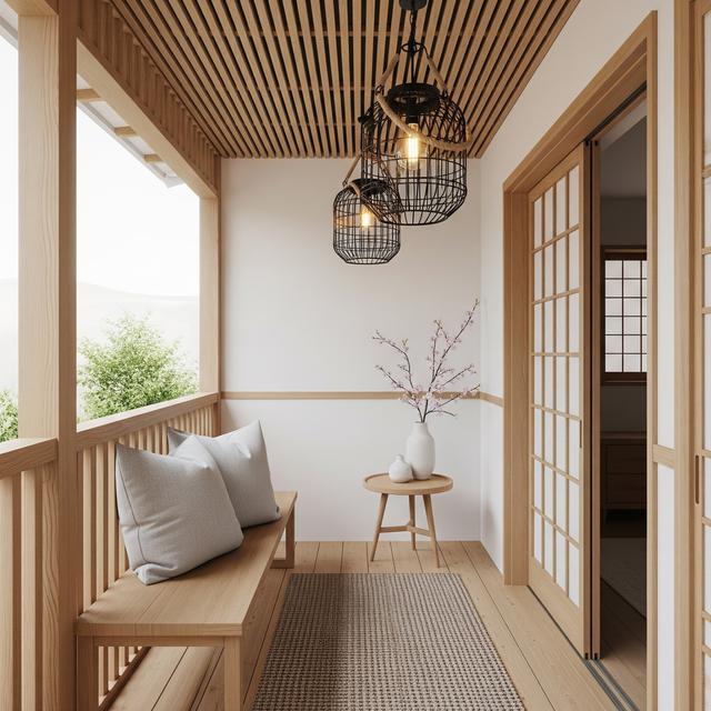 Model Teras Depan Rumah Sempit yang Bisa Jadi Ruang Santai Multifungsi (Image by Gemini AI)