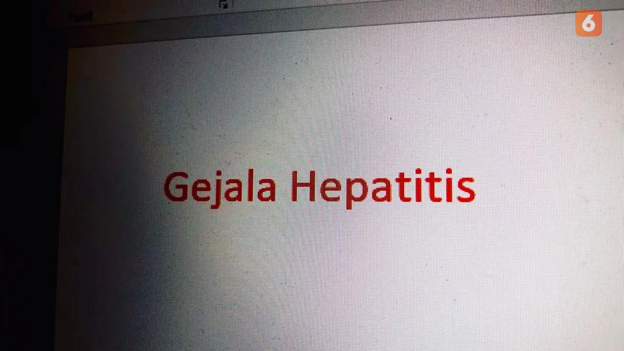 Ilustrasi gejala hepatitis