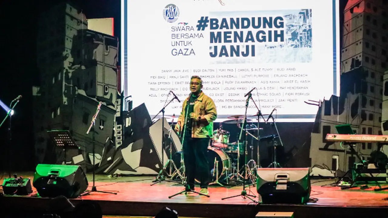 Bandung Menagih Janji, Musisi dan Politisi Suarakan Kemerdekaan Palestina