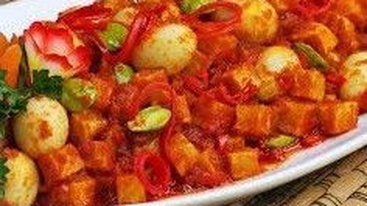 4. Sambal Goreng Kentang Telur Puyuh<br>