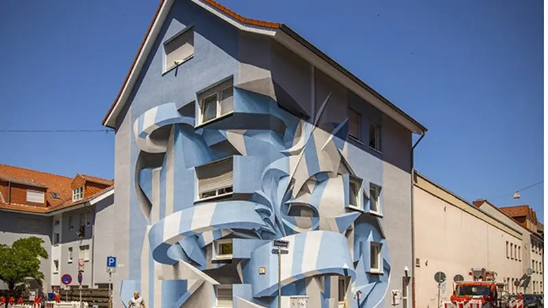6 Lukisan Dinding 3D di Bangunan Ini Keren Sekaligus Bikin Bingung Lihatnya
