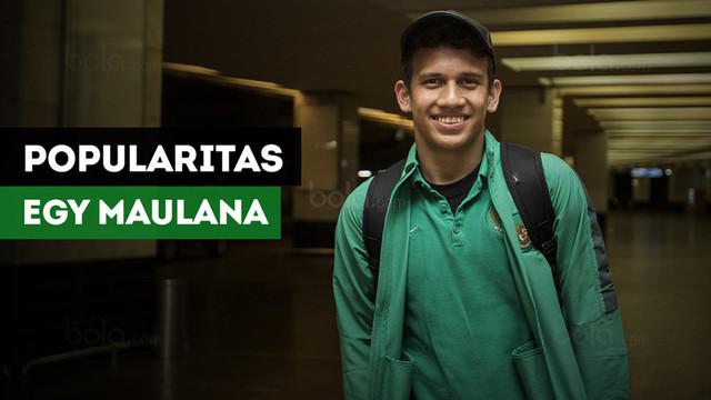 Berita video fenomena perkembangan popularitas gelandang Timnas Indonesia U-19, Egy Maulana Vikri, di media sosial Instagram.