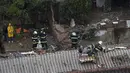 Calon presiden berusia 49 tahun itu tewas dalam perjalanan dari Rio de Janeiro menuju Sao Paulo, untuk sedianya menjalani wawancara di salah satu stasiun televisi, Rabu (13/8/14). (REUTERS/A Tribuna de Santos/Walter Mello)