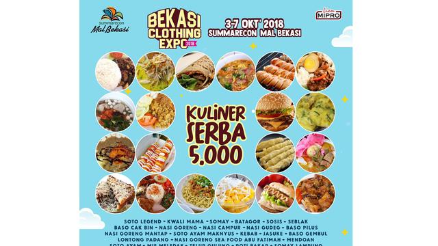 Diskon belanja di Bekasi Clothing Expo 2018