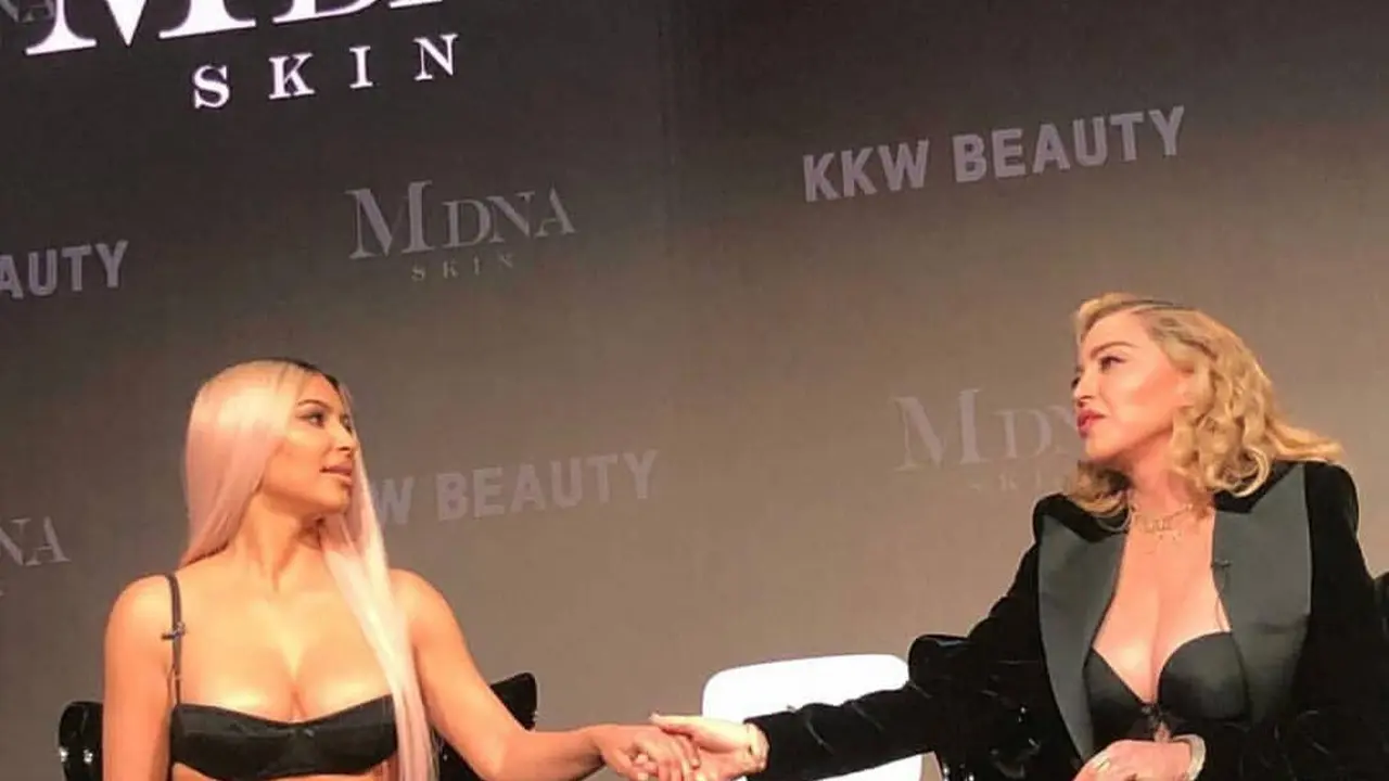 Kim Kardashian & Madonna