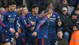 Arsenal meraih kemenangan 4-0 atas Leeds United pada laga pekan ke-24 Premier League di Elland Road, Leeds, Sabtu (31/01/2026) malam WIB. (AP Photo/Ian Hodgson)